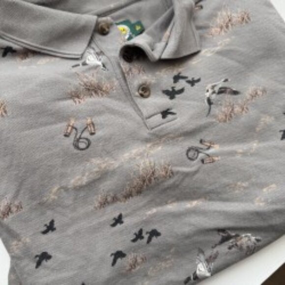 Cabela’s Vintage Duck Hunt Polo Shirt Men’s Large Made in Canada - Picture 5 of 5